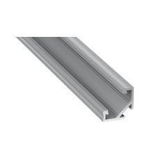 Profil aluminiowy srebrny typ "C" 2m  +  klosz mleczny EKPR0101 Eko-light