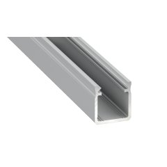 Profil aluminiowy srebrny typ "Y" 2m + klosz mleczny EKPR0118 Eko-light