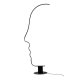 Lampa podłogowa LED 55W FACE + REMOTE CONTROL czarna AZ5468 Azzardo
