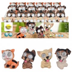 Zestaw x24szt. Lampka solarna LED 2x0,06W Pies lub Kot SOLAR 33512-24 Globo