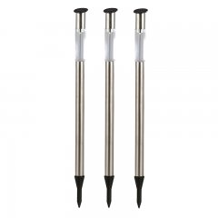 Zestaw x3szt. Lamp solarnych dogruntowych LED 0,06W Słupek SOLAR 33961-3 Globo