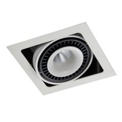 Lampa oprawa wpuszczana Alesso GL7116-1 / 18W WH + BL Italux