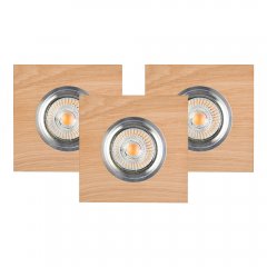 Oprawa wpuszczana oczko x3 VITAR WOOD 2515374 Spot-Light