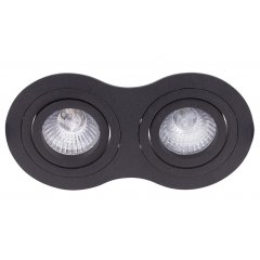 Oprawa wpuszczana spot czarna SIGNAL II H0087 MaxLight