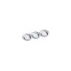 Zestaw 3 opraw wpuszczanych oczek LED RILA 650310306 Trio