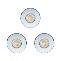 Zestaw x3 opraw łazienkowych wpuszczanych oczko IGOA 94978 Eglo