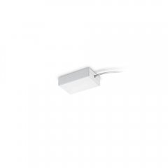 Zasilanie elastyczne do szynoprzewodu 2-obwodowego białe DUOLINE 701231 Trio