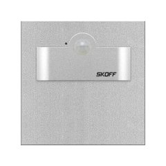 Oprawa schodowa LED z czujnikiem ALUMINIUM 2,4W WW 3000K TANGO Short PIR SKOFF