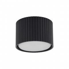 Ryflowana oprawa natynkowa spot FERRO BLACK 11655 TK Lighting