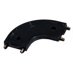 Łącznik kątowy 1-fazowy do szynoprzewodu GAMMA TRACK MAGNETIC 5mm ROUND BK AZ5326 Azzardo