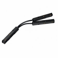 Łącznik szynowy ALFA TRACK MAGNETIC52 ELECTRICAL CONNECTOR T czarne AZ6699 Azzardo