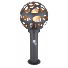Lampa zewnętrzna słupek z czujnikiem ruchu HILARIO 31806S Globo