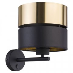 Kinkiet HILTON BLACK / GOLD 4344 TK Lighting