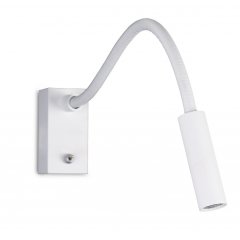 Kinkiet na wysięgniku LED biały RIDER W0047 MaxLight