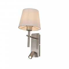 Kinkiet z reflektorkiem LED 2,5W LUNA W4106-2SN + WH Zuma Line