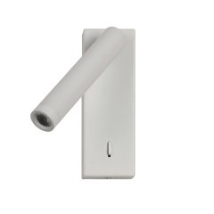 Kinkiet z włącznikiem i ruchomym reflektorkiem LED 2,5W CALI WL-21017-WH Italux