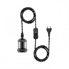 Przewód z oprawką E27 i włącznikiem HOLD IT 14172-18 LeuchtenDirekt