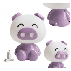 Lampa stołowa dziecięca LED 3W ŚWINKA KDR-603B-PE Zuma Line