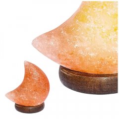 Dekoracyjna lampa stołowa solna księżyc LED 1W WASABI 3696 Rabalux