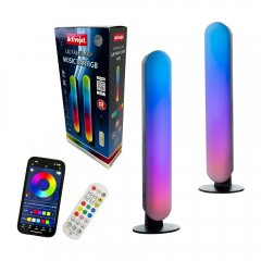 Zestaw dwóch lampek dekoracyjnych muzycznych LED 5W AJE-MUSIC BAR RGB Activejet