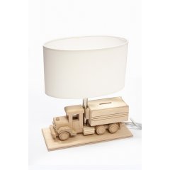 Lampa stołowa dziecięca skarbonka CIĘŻARÓWKA 4112409 Hellux