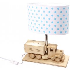 Lampa stołowa dziecięca skarbonka CIĘŻARÓWKA 4112414 Hellux