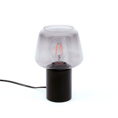 Lampa stołowa ROMIO TB-3332-1S-BK + SG Italux