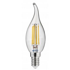 Żarówka LED FILAMENT świecowa 4W E14 NW C35L LD-C35FL4-40L GTV