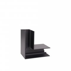 Kątownik mechaniczny 90° szyny natynkowej wysokiej MAGNETIC czarny MT0003 MaxLight