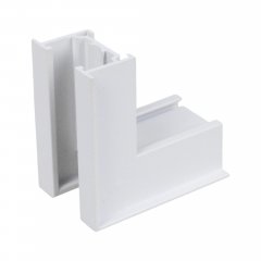 Kątownik wpuszczany sprężynowy kąt boczny wewnętrzny MICRO11 biały NT9014 MaxLight