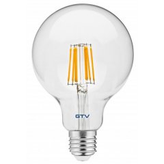 Żarówka LED FILAMENT 8W E27 NW G95 LD-G95FL8-40 GTV