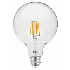 Żarówka LED FILAMENT 8W E27 WW G125 LD-G125FL8-30 GTV