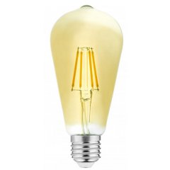 Żarówka LED FILAMENT Vintage 4W E27 WW ST64 LD-ST64FV4-30 GTV