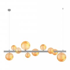 Komplet kloszy do lampy BUBBLES bursztynowy AZ6454 Azzardo