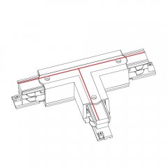 Łącznik zasilający typu "T" do szynoprzewodu CTLS T-R2 8704 Nowodvorski