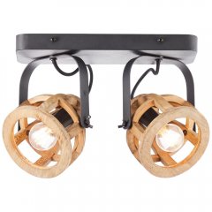 Lampa reflektor spot MATRIX WOOD 86613 / 76 Brilliant