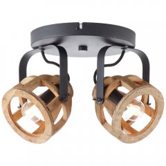 Lampa reflektor spot MATRIX WOOD 86624 / 76 Brilliant