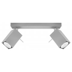 Lampa reflektor spot MERIDA 2 Szary SL.0456 Sollux