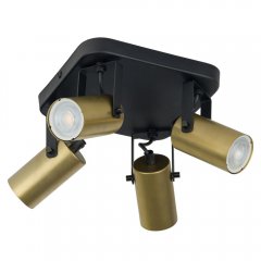 Lampa reflektor spot REDO BLACK / GOLD 2821 TK Lighting