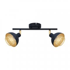 Lampa reflektor spot SAVIO SPL-27357-2-BK-GD Italux
