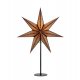 Ozdoba stołowa świetlna Gwiazda 45cm brązowy GLITTER 705796 Markslojd