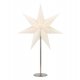 Ozdoba stołowa świetlna Gwiazda biały/stalowy ADMIRA 705806 Markslojd
