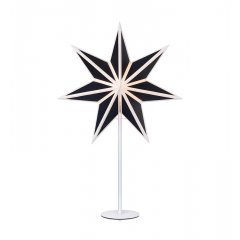 Ozdoba stołowa świetlna Gwiazda czarny / biały ADELE 704868 Markslojd