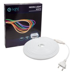 Neon flex LED zimny biały 5m 230V EKF1268 Eko-light