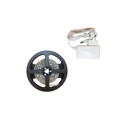 Taśma LED 3m + zasilacz IP65 zimna biel EKZ0010 Eko-light