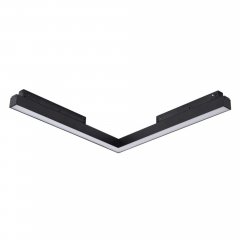 Lampa liniowa szynowa ALFA SAGA II TRACK MAGNETIC CORNER A LED 25W 3000K czarny AZ5496 Azzardo