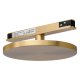 Lampa liniowa szynowa SIGMA CORA TRACK MAGNETIC LED 8W 3000K złoty AZ7187 Azzardo