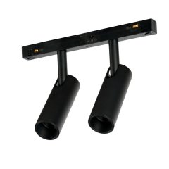 Podwójna lampa reflektor spot LED 2x7W do szynoprzewodów magnetycznych 1F / 3F Alfa Niko 2 Track Magnetic AZ6252 Azzardo